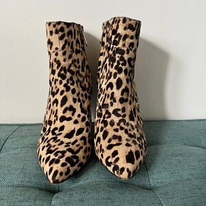 Sam Edelman Leopard Booties - Size 7